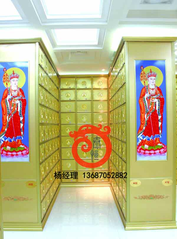 寺廟殯儀館裝修骨灰存放樓工程實(shí)景圖(12)
